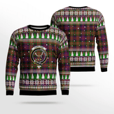 Clan Carnegie Modern Crest Tartan Christmas Ugly Sweater WU90 Carnegie Modern Crest Tartan Tartan Ugly Sweater
